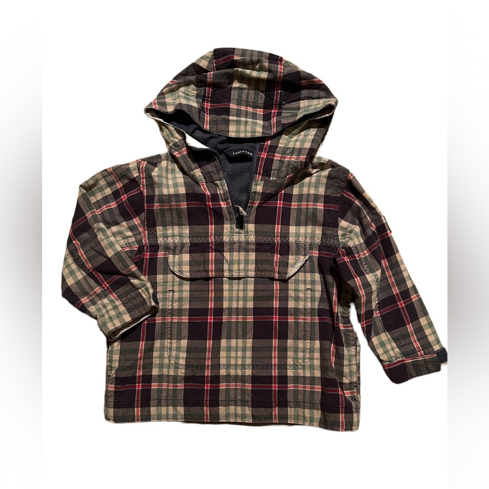 Land’s End Kid’s Plaid Anorak